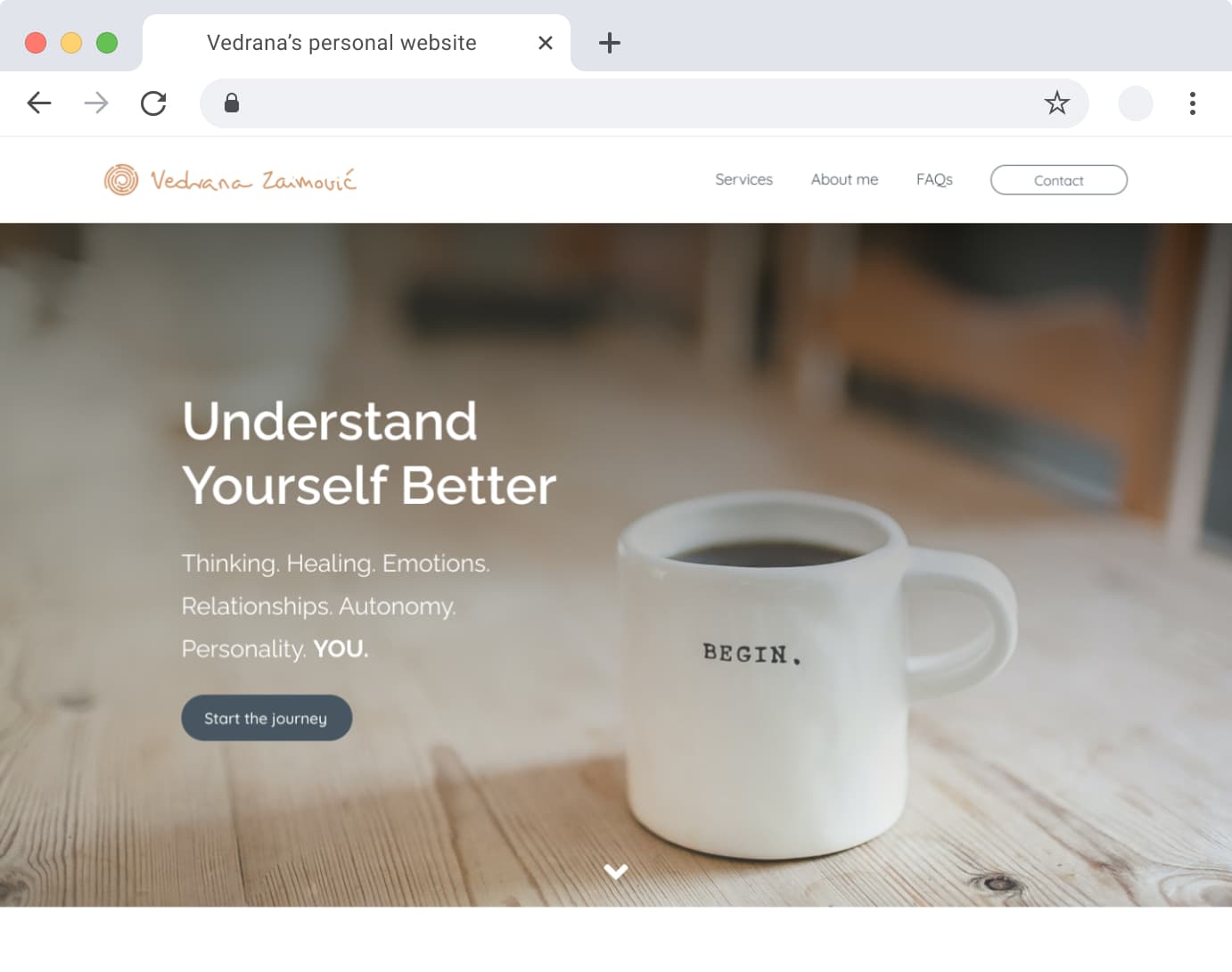 Vedrana Zaimović – Website