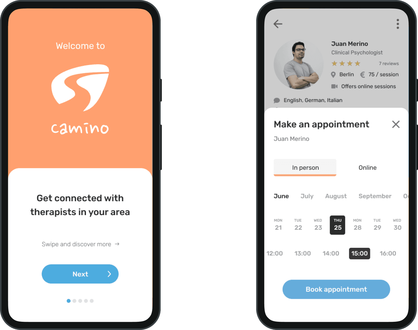 Camino - MVP App
