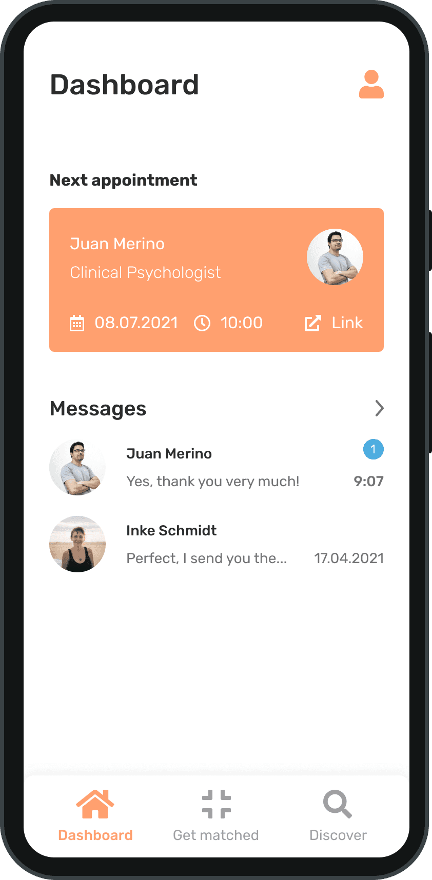 Camino UI Design Screens