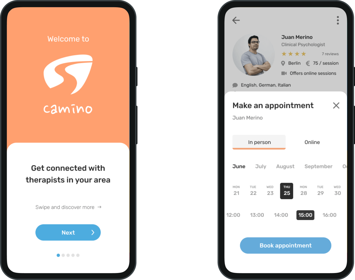 Camino - MVP App